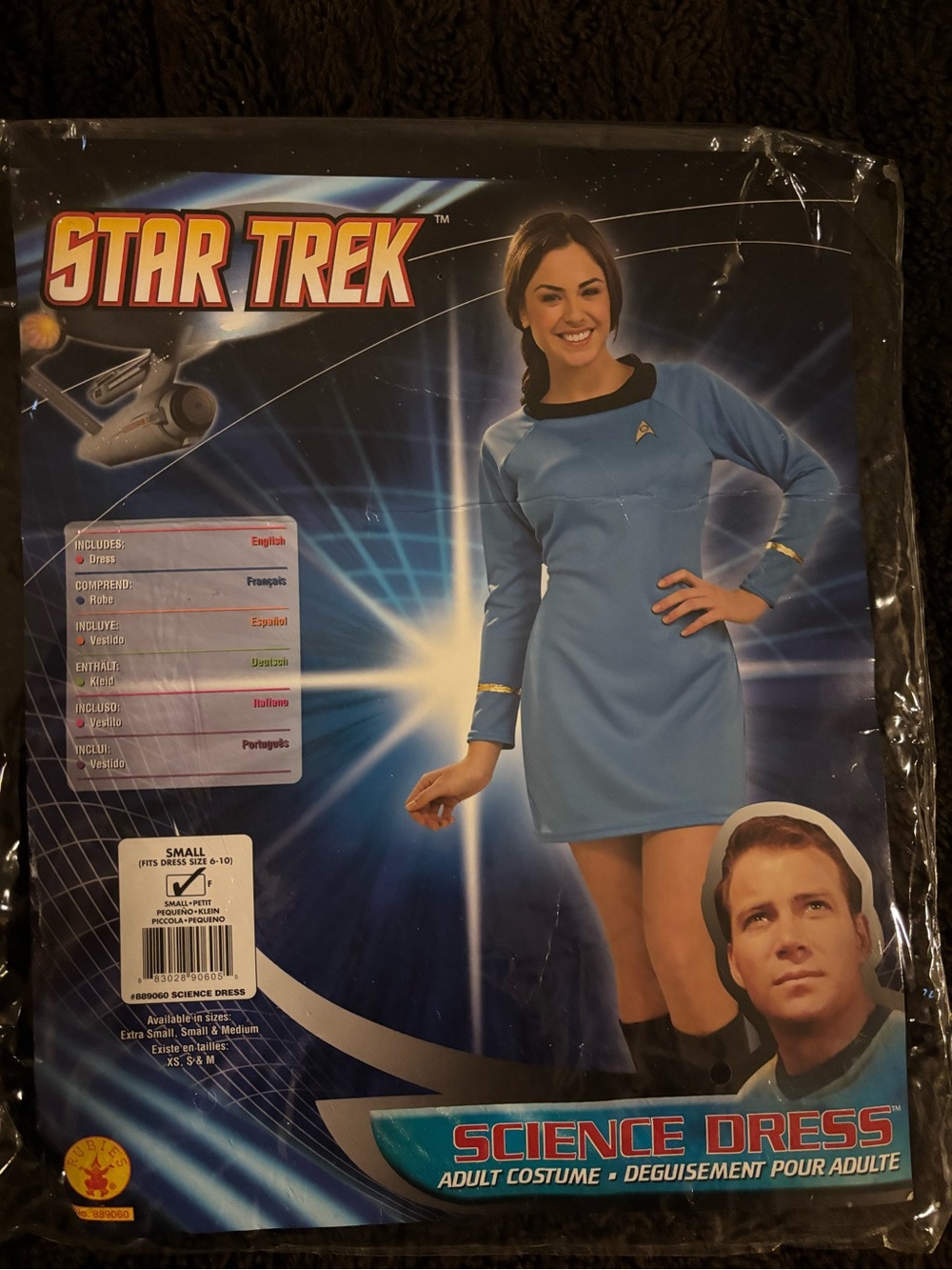 Star Trek Mini Dress - Women's Blue Costume